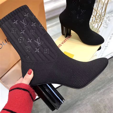 louis vuitton sock ankle boots.